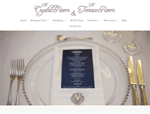 Tablet Screenshot of crystalroombutler.com